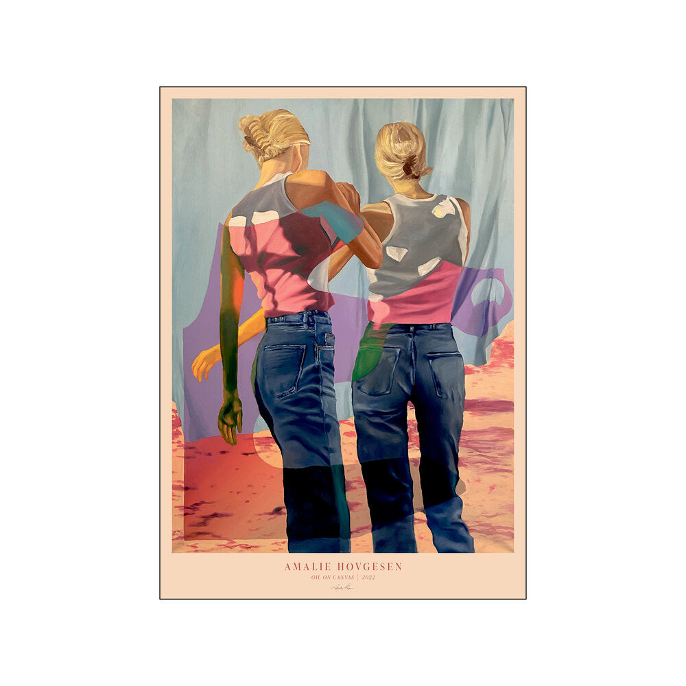 Two Girls plakat - Multicolor